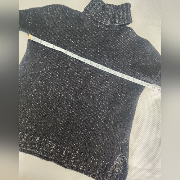 Vince silk and wool blend turtleneck semicrop sweater - Picture 12 of 13